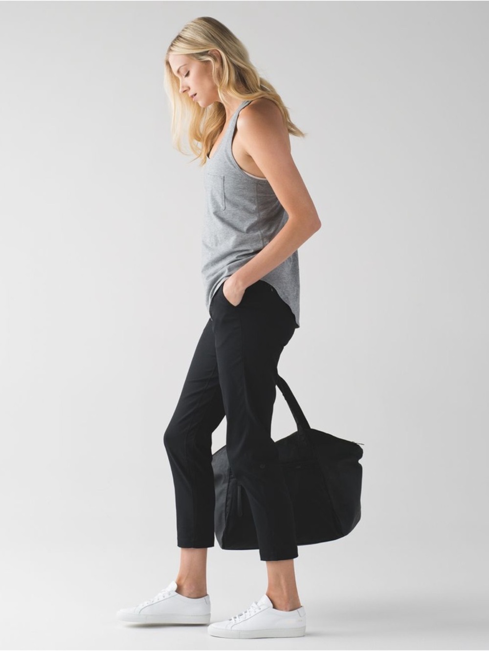 Lululemon City Trek Trouser *28" Black Travel Pant Ankle 10 Medium - Picture 4 of 11
